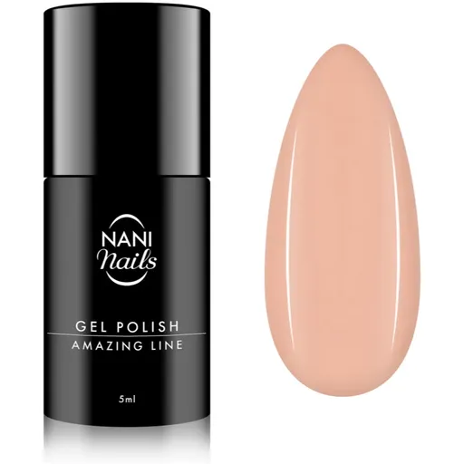NaniNails NANI Amazing Line lac de unghii sub forma de gel culoare Soft Apricot 5 ml