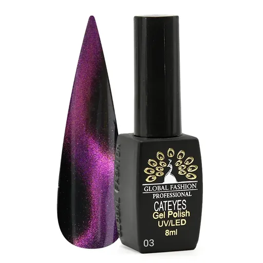 Oja Semipermanenta 24D Cat Eye 8ml, 03, TPO Free