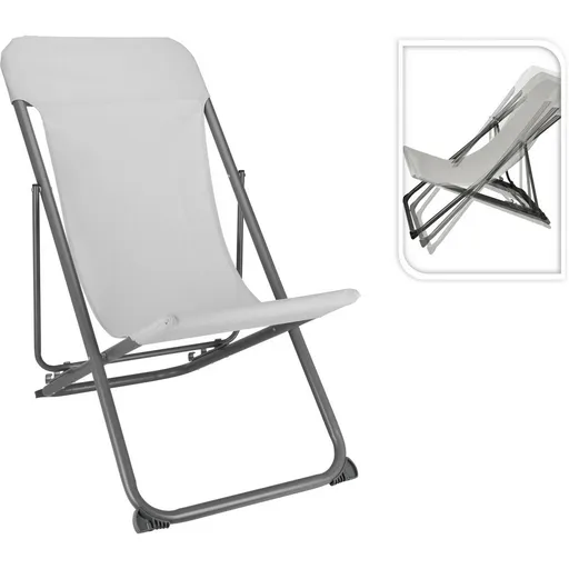 Scaun de grădină pliabil Gemma, 92,5 x 84 x 57 cm