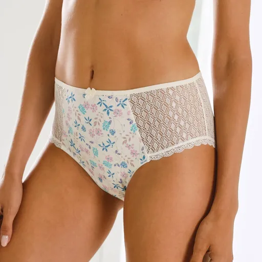 Set de 2 chiloți maxi cu imprimeu floral Coria