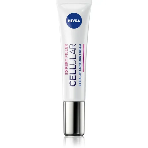 NIVEA Cellular Expert Filler Crema de fermitate pentru conturul ochilor si a buzelor cu acid hialuronic 15 ml