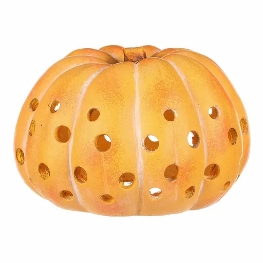Decorațiuni de toamnă Dovleac cu orificii, 28 x 28 x 19 cm, magneziu