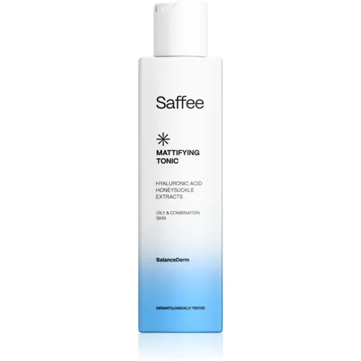 Saffee BalanceDerm Mattifying Tonic tonic pentru curățare, cu efect de matifiere pentru ten gras și mixt 200 ml