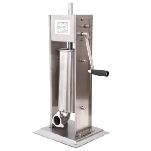 Carnatar Profesional Inox VNS-S5 PRO, Masina de Umplut Carnati, 5 kg, 4 Palnii de Umplere din inox