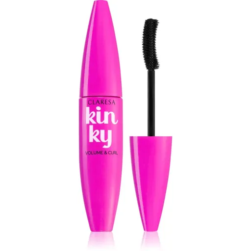 Claresa Kinky mascara pentru volum si curbare culoare 01 Deep Black 10 g