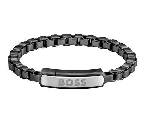 Hugo Boss Brățară stilată din oțel pentru bărbați Devon 1580598 17,5 cm