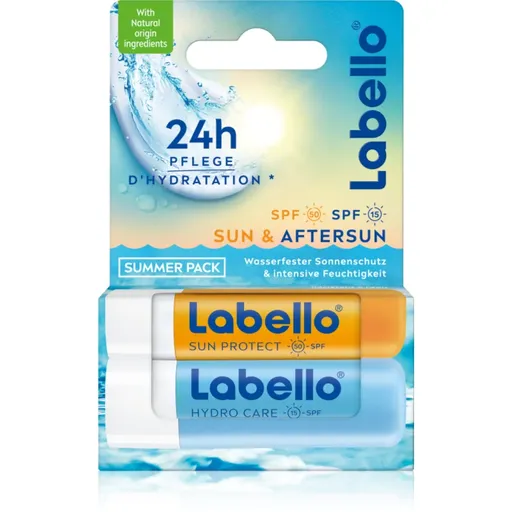 Labello Sun & Aftersun ambalaj economic de buze