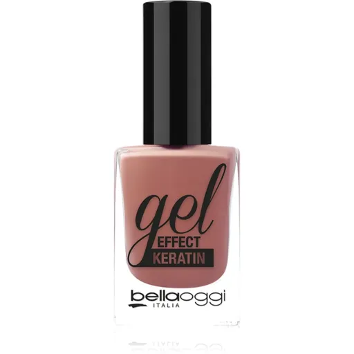 bellaoggi Gel Effect Keratin Nail Polish lac de unghii culoare Nude Petal 10 ml