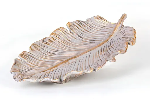 Decoratiune, CY0316, 42x5x21 cm, Poliester, Bej