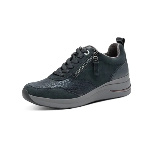 Teniși cu blană artificială și talpă platformă