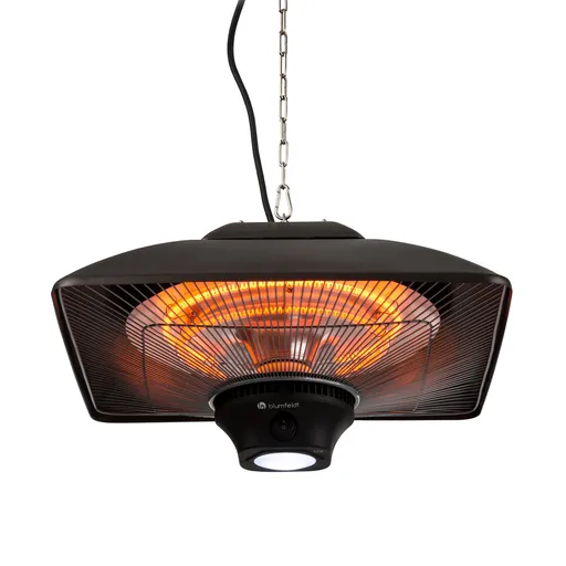 Blumfeldt Heat Square, încălzitor infraroșu, 1000 / 2000 W, Carbon, IP34, LED