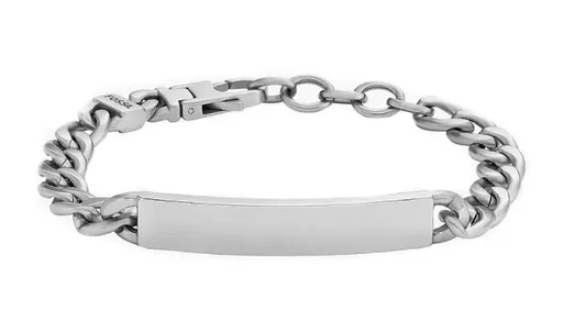 Fossil Brățară masivă din oțel pentru bărbați