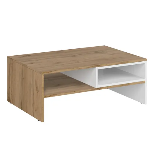 Măsuță de cafea VILGO 90, alb lucios