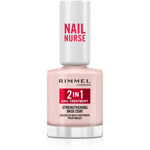 Rimmel Nail Nurse 2-in-1 lac intaritor de baza pentru unghii cu efect de întărire 12 ml