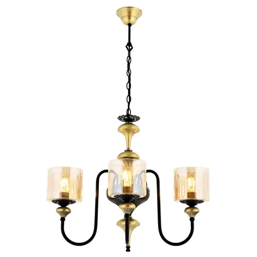 Lustra, Opviq, 301AUR1156, Metal, Vintage / Negru