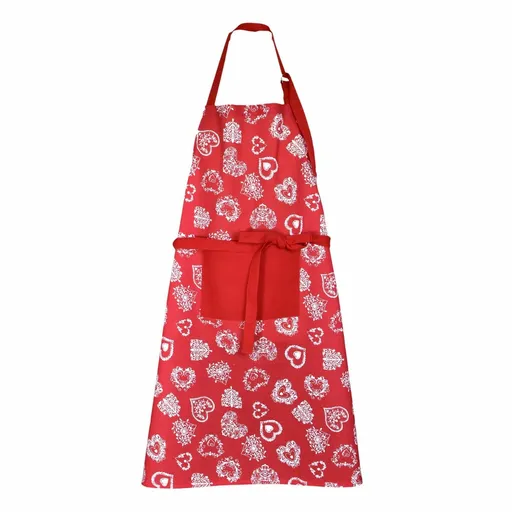 Șorț de bucătărie de Crăciun Fulgii de nea roșu ,70 x 90 cm