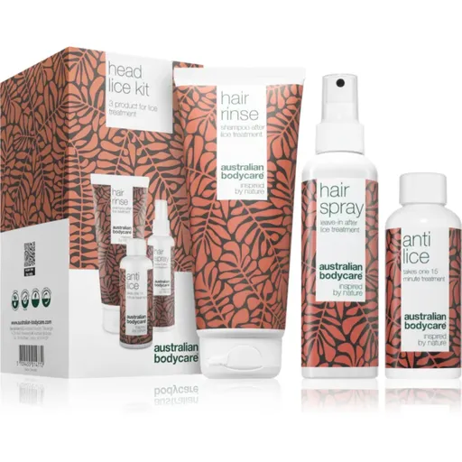 Australian Bodycare Head Lice Kit set împotriva păduchilor