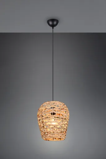 Lustra Jean, RL, 29x150 cm, 10W, 1x E27, metal, negru/natur