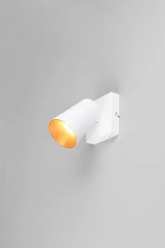 Aplica de perete Sharp, TRIO, 10x15.5x10 cm, 10W, 1x GU10, metal, alb mat