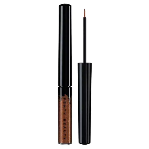 Fenty Beauty Eyeliner lichid Glitty Lid (Shimmer Liquid Eyeliner) 3,3 ml Boozy Bronze