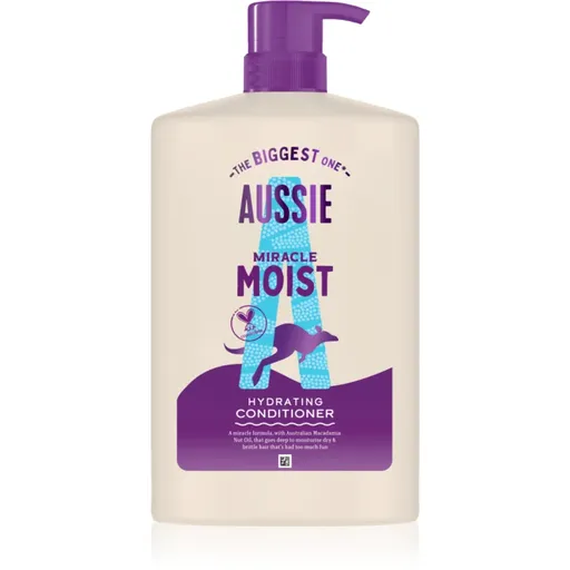Aussie Miracle Moist balsam hidratant pentru păr uscat și deteriorat 1000 ml