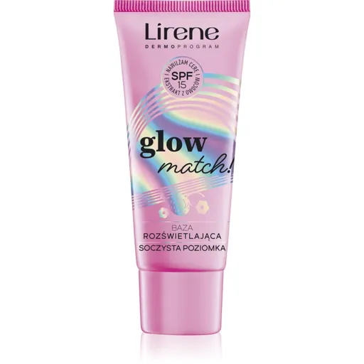 Lirene Base Glow Match bază de machiaj iluminatoare SPF 15 30 ml