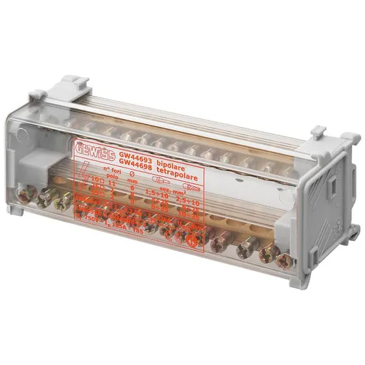 Distribuitor 2 poli 4 module 100A Gewiss GW44691
