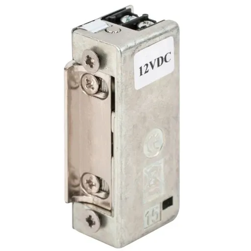 Yala electromagnetica incastrabila DORCAS-54Aa412F ajustabila, reversibila, dimensiuni reduse, 12Vcc