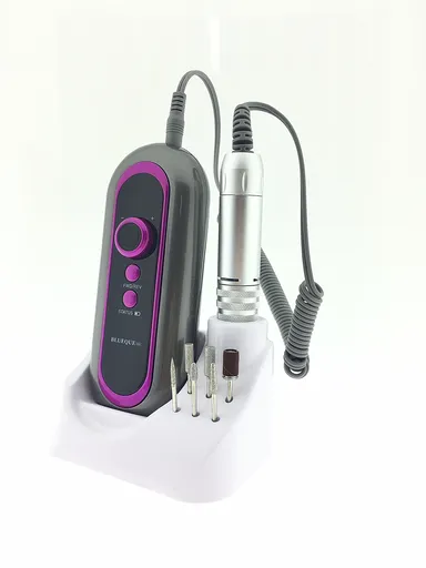 Freza / Pila Electrica Unghii Reincarcabila BQ-504 A, 35000 rpm, 40W, Argintie