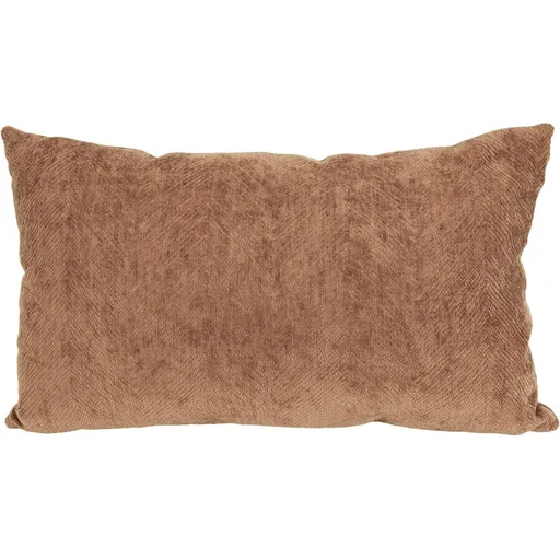 Pernă Chenille Warm Brown, 30 x 50 cm, maro