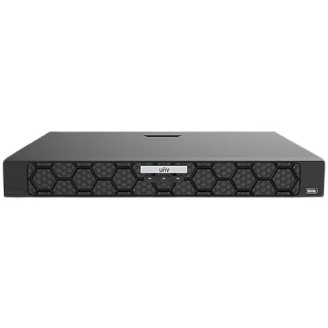 NVR 32 canale Uniview NVR502-32B, 4K, 16MP, 2xSATA, Alarma I/O, VCA
