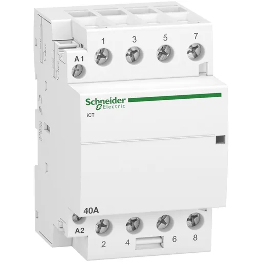 Contactor iCT - 4P - 4NO - 40A - 220..240 V AC Schneider A9C20844
