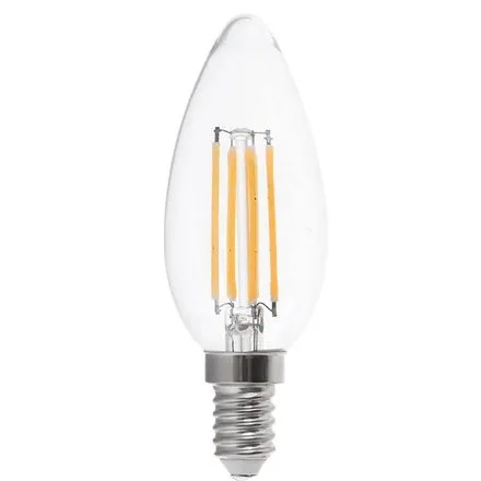 Bec LED E14 6W cu filament 4000K alb neutru V-TAC SKU-217424