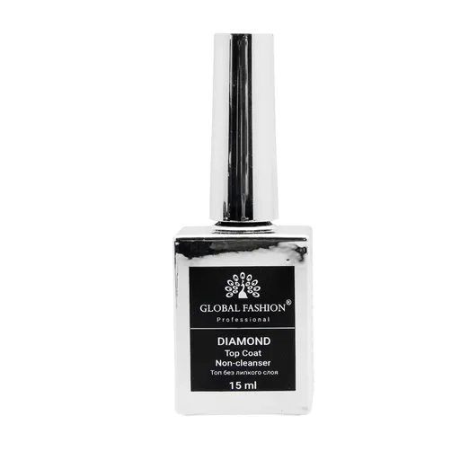 Top Coat Diamond, Global Fashion, Top / Finish, fara Strat Lipicios, 15 ml, TPO Free