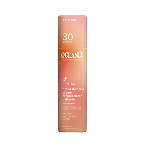 Attitude Cremă hidratantă și tonifiantă cu strălucire SPF 30 (Tinted Shimmer Cream) 30 g