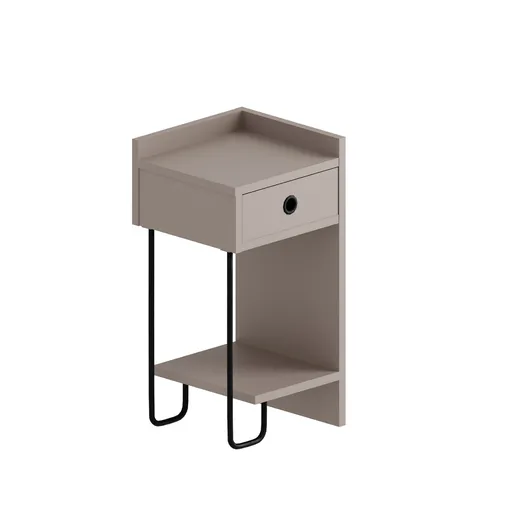 Noptieră Sirius Right Light Mocha, gri