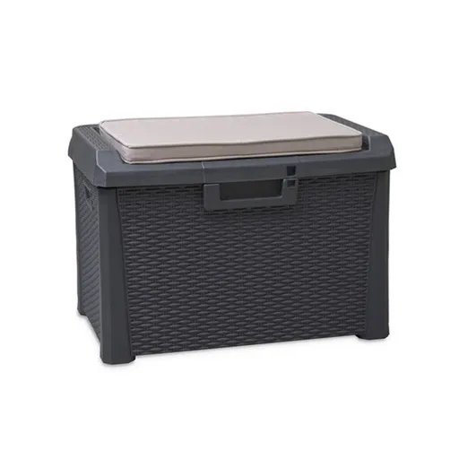 Cutie de depozitare pentru grădină Santoriniantracit, 125 l