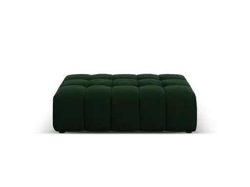Taburet, Jennifer-51, Micadoni Home, 102x80x40 cm, catifea, verde bottle