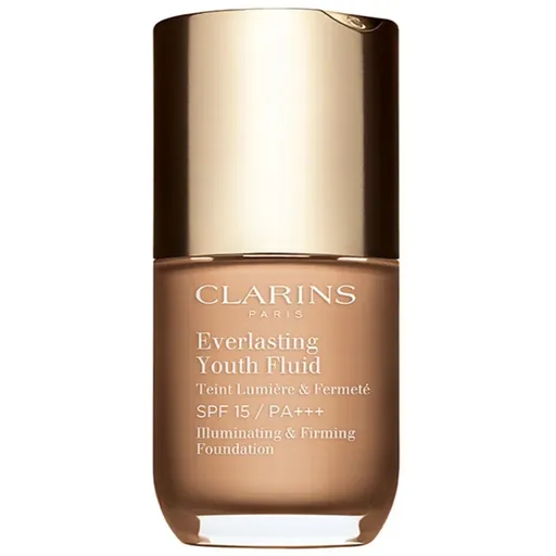 Clarins Everlasting Youth Fluid Foundation make-up pentru luminozitate SPF 15 culoare 110 Honey 30 ml