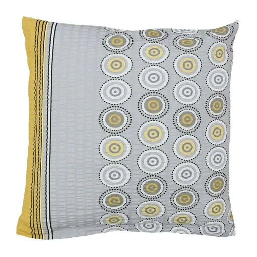 Față de pernă Cercuri, din crep, 40 x 40 cm, 40 x 40 cm