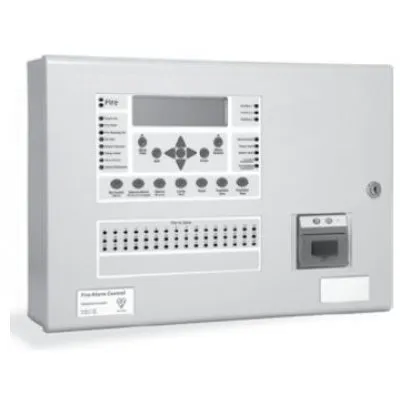 Centrala de incendiu cu 2 bucle Kentec ENH63002 14* cu 0 LED-uri de zona, montaj ingropat, fara cheie de activare