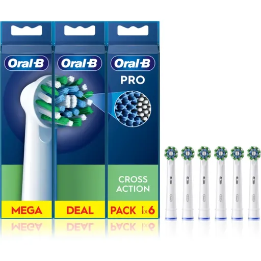 Oral-B PRO Cross Action capete de schimb pentru periuta de dinti 6 buc