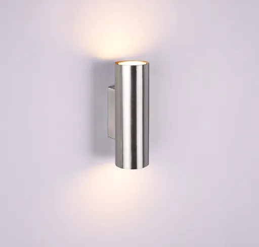 Aplica de perete Marley, TRIO, 6x8x18 cm, 35W, 2x GU10, metal, argintiu mat