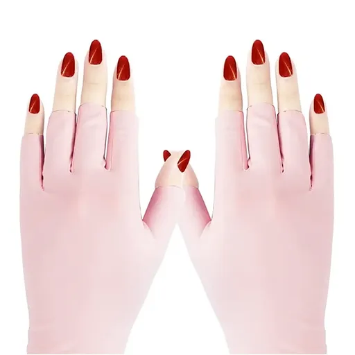 Manusi Textile cu Protectie Uv, Roz