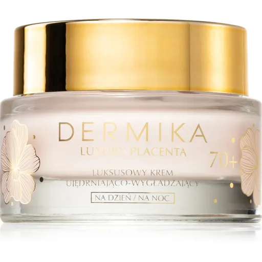 Dermika Luxury Placenta Cremă cu efect de netezire și fermitate 70+ 50 ml
