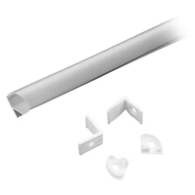 Profil aluminiu pentru banda LED 2M 15.8MM x 15.8MM alb V-TAC SKU-3369