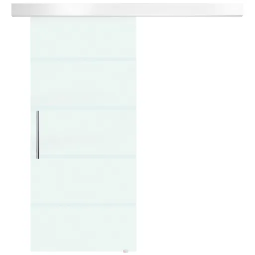 HOMCOM, usa glisanta din sticla securizata satinata, 90x205 cm | Aosom Romania