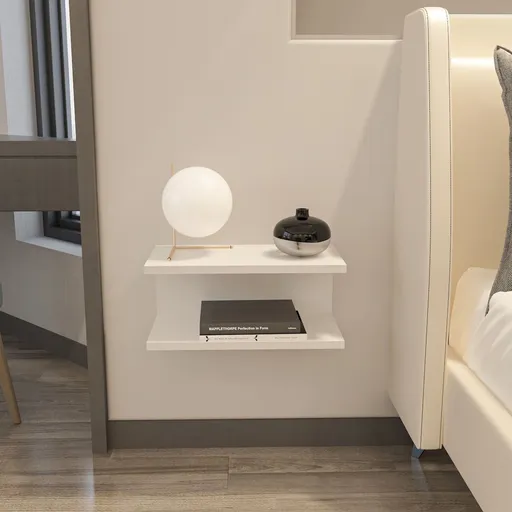 Noptiera, Hanah Home, Ramira, 45x19.6x23.8 cm, Alb