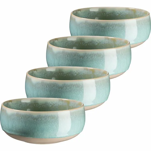 Mäser Set de 4 boluri pentru supă AQUATA – 14 cm, verde, verde