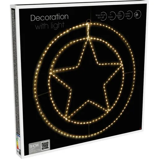 Decorațiune luminoasă de Crăciun LED Trinket Star 270 LED, 52 cm